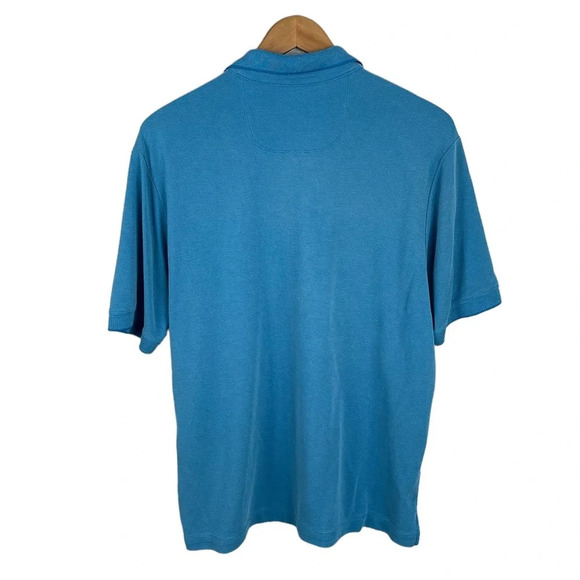 PO578 Mens Tommy Bahama Designer Modal Blend Casual Beach Polo Shirt M - Picture 4 of 5